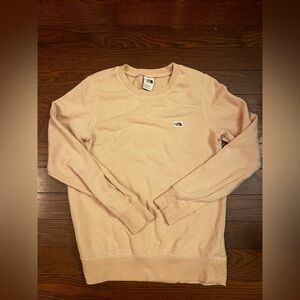 The North Face women’s Light Peach Crewneck Sweater Size Small